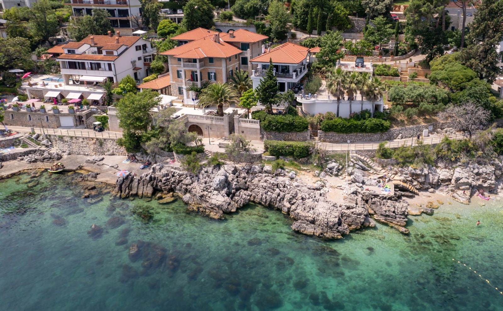 Villa Istra, Mošćenička Draga — smještaj i sadržaji